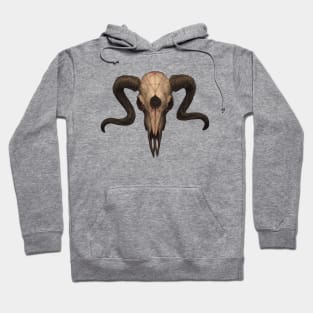 Lucifers Ram Skull Hoodie